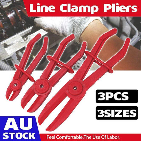 Darrahopens Tools > Other Tools > Hand Tools 3PCS Nylon Hose Clamp Pliers Set | Flexible Pinch-Off Tool for Fuel Brake Water Lines