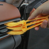Darrahopens Tools > Other Tools > Hand Tools 4 Pack Yellow Shutter and Car AC Vent Cleaner Brush with Washable Microfiber Cleaning Cloth – Reusable Window Blind Dust Remover for Air Vent, Car AC Vent, Fan & Narrow Gap