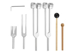 Darrahopens Tools > Other Tools > Hand Tools 4PCS Tuning Fork Set With Mallet Sound Tool Sensory Tuning Forks