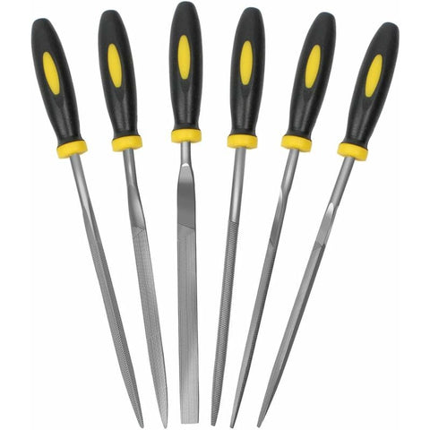 Darrahopens Tools > Other Tools > Hand Tools 6 pcs File Set, 5.5 Inch Needle Files, 3Mm Diameter Carbon Steel File Kit With Handle, Suitable For Metal, Wood, Glass,