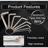 Darrahopens Tools > Other Tools > Hand Tools 8 pcs Practical Metric Hex Allen Key Wrench Set For Repair 1.5/2/2.5/3/3.5/4/5/6Mm (Silver)