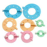 Darrahopens Tools > Other Tools > Hand Tools 8Pcs Pompom Maker Kit 3.5/5.5/7/9Cm 4 Sizes Knitting L-Oom Diy Pom Pom Maker