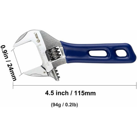 Darrahopens Tools > Other Tools > Hand Tools Adjustable Wrench, Wide Opening Adjustable Wrench With Short Handle, Pipe Pliers, Adjustable Wrench (4")
