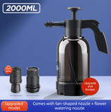 Darrahopens Tools > Other Tools > Hand Tools Black 2L Handheld Car Wash Foam Sprayer Pump Action Pressure Cannon with 2 Nozzles for Auto Detailing and Garden Watering Heavy Duty 55 Degree Fan Spray