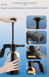 Darrahopens Tools > Other Tools > Hand Tools Black 2L Handheld Car Wash Foam Sprayer Pump Action Pressure Cannon with 2 Nozzles for Auto Detailing and Garden Watering Heavy Duty 55 Degree Fan Spray