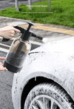 Darrahopens Tools > Other Tools > Hand Tools Black 2L Handheld Car Wash Foam Sprayer Pump Action Pressure Cannon with 2 Nozzles for Auto Detailing and Garden Watering Heavy Duty 55 Degree Fan Spray