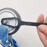Darrahopens Tools > Other Tools > Hand Tools Black multi-functional 5mm thick box wrench, double-ended self-tightening adjustable wrench, wrench diameter 3-17mm, portable hand tool, suitable for automotive and household use.