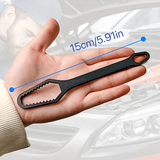 Darrahopens Tools > Other Tools > Hand Tools Black multi-functional 5mm thick box wrench, double-ended self-tightening adjustable wrench, wrench diameter 3-17mm, portable hand tool, suitable for automotive and household use.