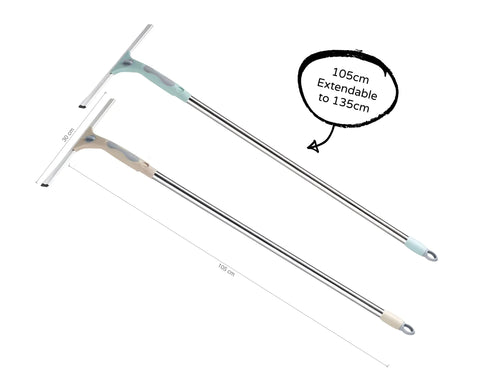 Darrahopens Tools > Other Tools > Hand Tools Bulk 12 Stainless Steel Extendable Window Squeegee 30x135cm 2 Asst In Australia - Darrahopens