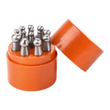 Darrahopens Tools > Other Tools > Hand Tools Doming Block Punch Set Dapping Punches for Shaping Metal Workers Texturizing 15pcs In Australia - Darrahopens