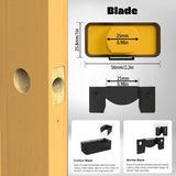 Darrahopens Tools > Other Tools > Hand Tools Door Latch Chisel Positioning Tool: Precise Positioning Without Measurement, Easy Installation With Less Effort/BLUE In Australia - Darrahopens