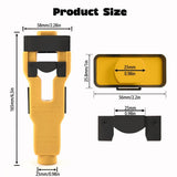 Darrahopens Tools > Other Tools > Hand Tools Door Latch Chisel Positioning Tool: Precise Positioning Without Measurement, Easy Installation With Less Effort/wine red In Australia - Darrahopens