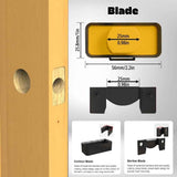 Door Latch Chisel Positioning Tool: Precise Positioning Without Measurement, Easy Installation With Less Effort/YELLOW In Australia - Darrahopens