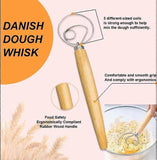 Darrahopens Tools > Other Tools > Hand Tools Dough Whisk Set of 3 - Handcrafted Dough Mixing Tools