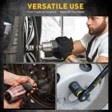 Darrahopens Tools > Other Tools > Hand Tools ELEAD 11Pcs 1/2" Drive Deep Impact Socket Set 27-38mm Metric Cr-Mo Wheel Nut Kit