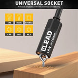 Darrahopens Tools > Other Tools > Hand Tools ELEAD 58Pc Magnetic Impact Nut Driver Set SAE Metric CR-V Socket Adapter w/case