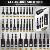 Darrahopens Tools > Other Tools > Hand Tools ELEAD 58Pc Magnetic Impact Nut Driver Set SAE Metric CR-V Socket Adapter w/case