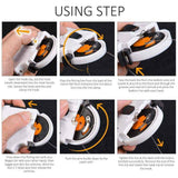 Darrahopens Tools > Other Tools > Hand Tools Fishing Knot Tying Tool, Automatic Fishing Hook Tyer, Line Tying Device, Electric Hook Setter, Outdoor Tool for Boaters, Anglers Long handle (white)
