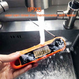 Darrahopens Tools > Other Tools > Hand Tools Foldable Digital Meat Thermometer, IPX5 Waterproof Fast Read with Backlight ℃/℉ Switch for Kitchen, BBQ, Baking