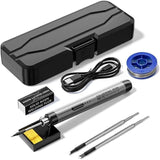 Darrahopens Tools > Other Tools > Hand Tools Grey Portable Cordless Soldering Iron Kit with 3 Soldering Tips 5V 8W - 3 Temperature Settings, Fast Heating Mini Tool for Circuit Board Repair, Electronics Soldering, Wiring and DIY Use In Australia - Darrahopens