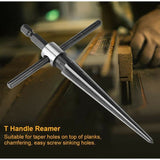 Darrahopens Tools > Other Tools > Hand Tools Hand Reamer, Bridge Pin Hole T-Shaped Tapered Hexagonal Handle Drilling Tool