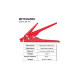 Darrahopens Tools > Other Tools > Hand Tools Hs-519 Cable Tie Gun, Cable Tie Tool, Portable Wire Pliers Quick Bundling Hand Tool For 2.4-9.0Mm² Nylon Cable Ties