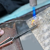 Darrahopens Tools > Other Tools > Hand Tools Industrial Precision Welding Tweezers With Fiber Handle Cross Tweezer Fine Tip Straight Stainless Steel For Electronic