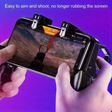 Darrahopens Tools > Other Tools > Hand Tools K21 Mobile Game Controller Gamepad L1 R1 Trigger Fire Buttons Ergonomic Grip for PUBG COD Mobile iOS Android Phone Black