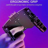 Darrahopens Tools > Other Tools > Hand Tools K21 Mobile Game Controller Gamepad L1 R1 Trigger Fire Buttons Ergonomic Grip for PUBG COD Mobile iOS Android Phone Black