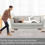 Large Furniture-Dolly-Furniture-Movers with-5-Wheels, Furniture Sliders Lifters Tool Set for Moving Heavy Duty, Furniture Dollies - Black-red In Australia - Darrahopens