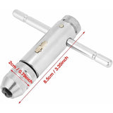 Darrahopens Tools > Other Tools > Hand Tools M3-M8 Adjustable T-Handle Ratchet Tap Wrench Set For Tap And Die Set(M3-M8)