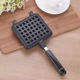 Darrahopens Tools > Other Tools > Hand Tools Manual Aluminum Waffle Maker - Handheld Waffle Cooker with Non-Stick Coating and Handle
