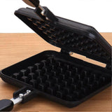Darrahopens Tools > Other Tools > Hand Tools Manual Aluminum Waffle Maker - Handheld Waffle Cooker with Non-Stick Coating and Handle