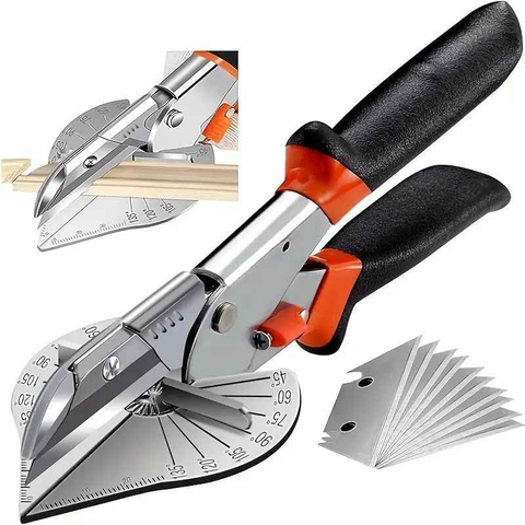 Darrahopens Tools > Other Tools > Hand Tools Multi-Angle Cutting Shear, Woodworking Precision Tool, 135-Degree Adjustable, Imported Steel, DIY & Trim Finishing Tool