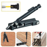 Darrahopens Tools > Other Tools > Hand Tools Multi-function Scribing Tool- Construction Pencil- Aluminum Alloy Scribe Tool with Deep Hole Pencil,DIY Woodworking Scribe Gauge Scriber Line Maker Measuring Tool（Black plastic with pen）