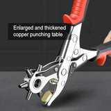Darrahopens Tools > Other Tools > Hand Tools Multi-Size Leather Belt Eyelet Hole Punch Puncher Plier Revolving Handcraft Tool