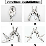 Darrahopens Tools > Other Tools > Hand Tools Multi-Tool Pliers Kit Multifunction Pocket Tool With Black Leather Sheath, Multitools Pliers For Camping, Fishing,