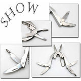 Darrahopens Tools > Other Tools > Hand Tools Multi-Tool Pliers Kit Multifunction Pocket Tool With Black Leather Sheath, Multitools Pliers For Camping, Fishing,