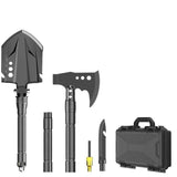Darrahopens Tools > Other Tools > Hand Tools multifunctional entrenching shovel, axe set, outdoor camping, folding shovel, vehicle mounted tool, emergency kit, Australian outback, hiking tool, digging axe, bushcraft gear - Black - Size 7SD14-25JD In Australia - Darrahopens