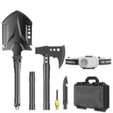 Darrahopens Tools > Other Tools > Hand Tools multifunctional entrenching shovel, axe set, outdoor camping, folding shovel, vehicle mounted tool, emergency kit, Australian outback, hiking tool, digging axe, bushcraft gear - Black - Size 7SD14-25JD In Australia - Darrahopens
