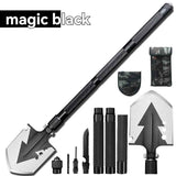 Darrahopens Tools > Other Tools > Hand Tools multifunctional military shovel, outdoor folding shovel, survival gear, heavy-duty spade, camping tool, hiking shovel, Australian outdoor gear, detachable shovel, emergency tool - Silver - Size 112CM In Australia - Darrahopens