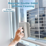 Darrahopens Tools > Other Tools > Hand Tools One Pair Magnetic Double-Sided Window Cleaner for 3-10mm Glass - Professional Glass Scrubber with 8X Strong Suction Power & Safety Rope