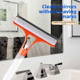 Darrahopens Tools > Other Tools > Hand Tools Orange 2-in-1 for  Window Squeegee with Built-in Sprayer, Silicone Glass Cleaner Scraper with Sponge Wiper Shower Mirrors Cars, Streak- Cleaning Tool. In Australia - Darrahopens