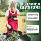 Darrahopens Tools > Other Tools > Hand Tools Oxford Cloth Multifunctional Gardening Apron, Thickened Durable Lightweight Large Pocket, Back Cross Straps Unisex(GREEN)