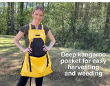 Darrahopens Tools > Other Tools > Hand Tools Oxford Cloth Multifunctional Gardening Apron, Thickened Durable Lightweight Large Pocket, Back Cross Straps Unisex（red)