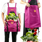Darrahopens Tools > Other Tools > Hand Tools Oxford Cloth Waterproof Gardening Apron, Large Capacity Kangaroo Pocket, Cross Back Straps Comfortable, Great Helper for Picking and Weeding(dark blue)