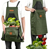 Darrahopens Tools > Other Tools > Hand Tools Oxford Cloth Waterproof Gardening Apron, Large Capacity Kangaroo Pocket, Cross Back Straps Comfortable, Great Helper for Picking and Weeding(purple)