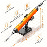 Darrahopens Tools > Other Tools > Hand Tools Red Portable Cordless Soldering Iron Kit 5V 8W USB Rechargeable - 3 Temperature Settings, Fast Heating Mini Soldering Tool for Circuit Boards, Electronics Repair, Wiring and DIY Projects In Australia - Darrahopens
