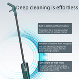 Darrahopens Tools > Other Tools > Hand Tools S5 White  Cordless Electric Spin Mop with Spray Function USB Rechargeable Floor Cleaner - Dual Rotating Mop Heads, Wet and Dry Cleaning, Lightweight Home Cleaning Solution for Hard Floors