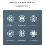 Darrahopens Tools > Other Tools > Hand Tools S5 White  Cordless Electric Spin Mop with Spray Function USB Rechargeable Floor Cleaner - Dual Rotating Mop Heads, Wet and Dry Cleaning, Lightweight Home Cleaning Solution for Hard Floors